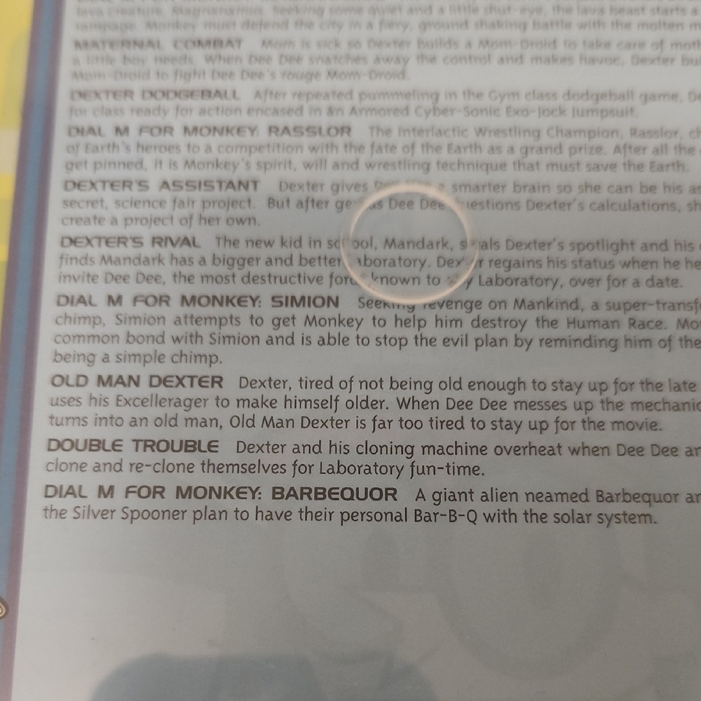 Cartoon Network Dexter's Laboratory Collector's Edition DVD - Blue and Yellow - Picture 6 of 6